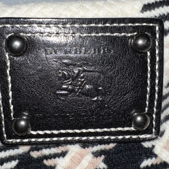 Burberry Blue Label Wool and Leather Shoulder Bag - Picture 6 of 10